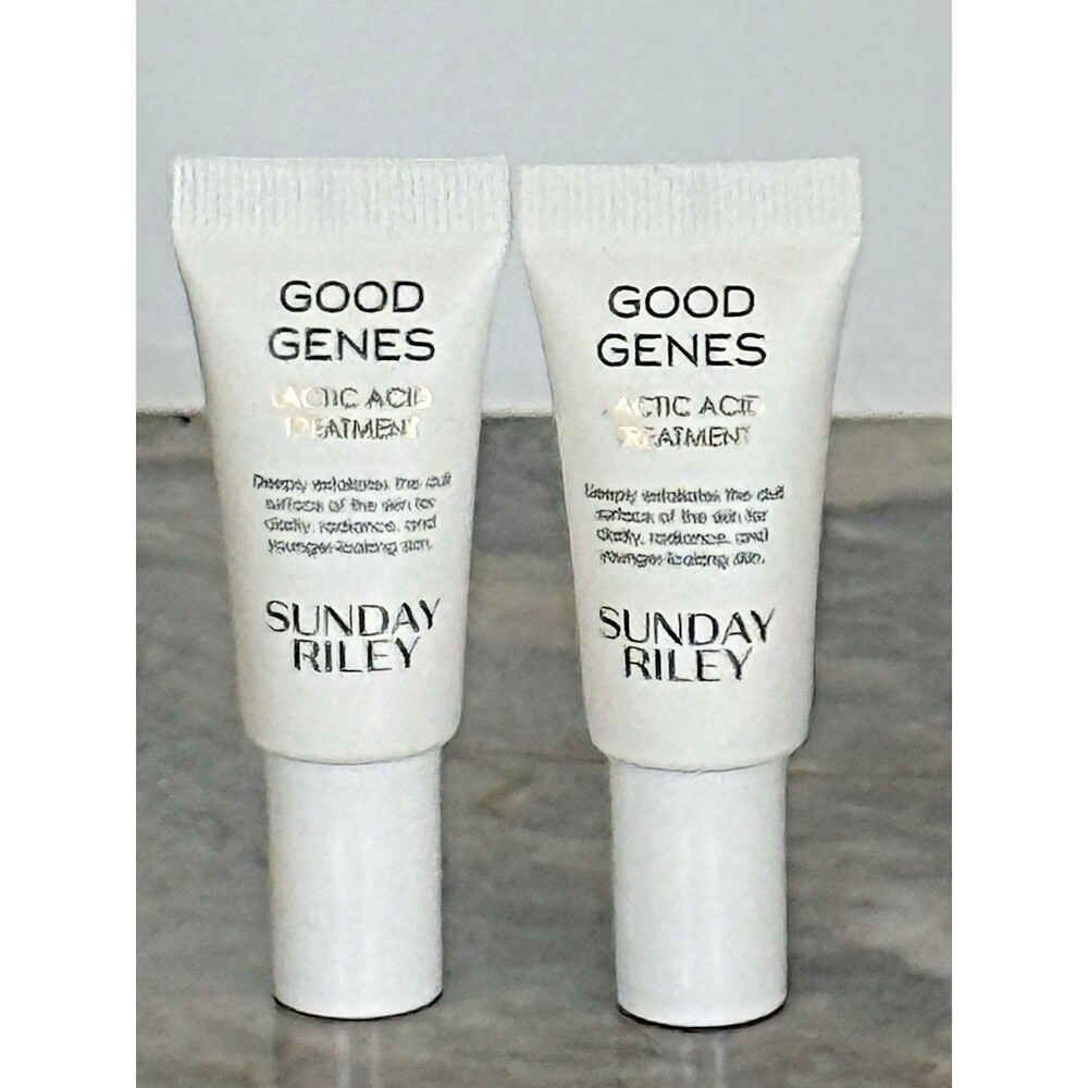 2 Sunday Riley Good Genes Lactic Acid Treatment 0.17oz 5mL Exfoliant NEW